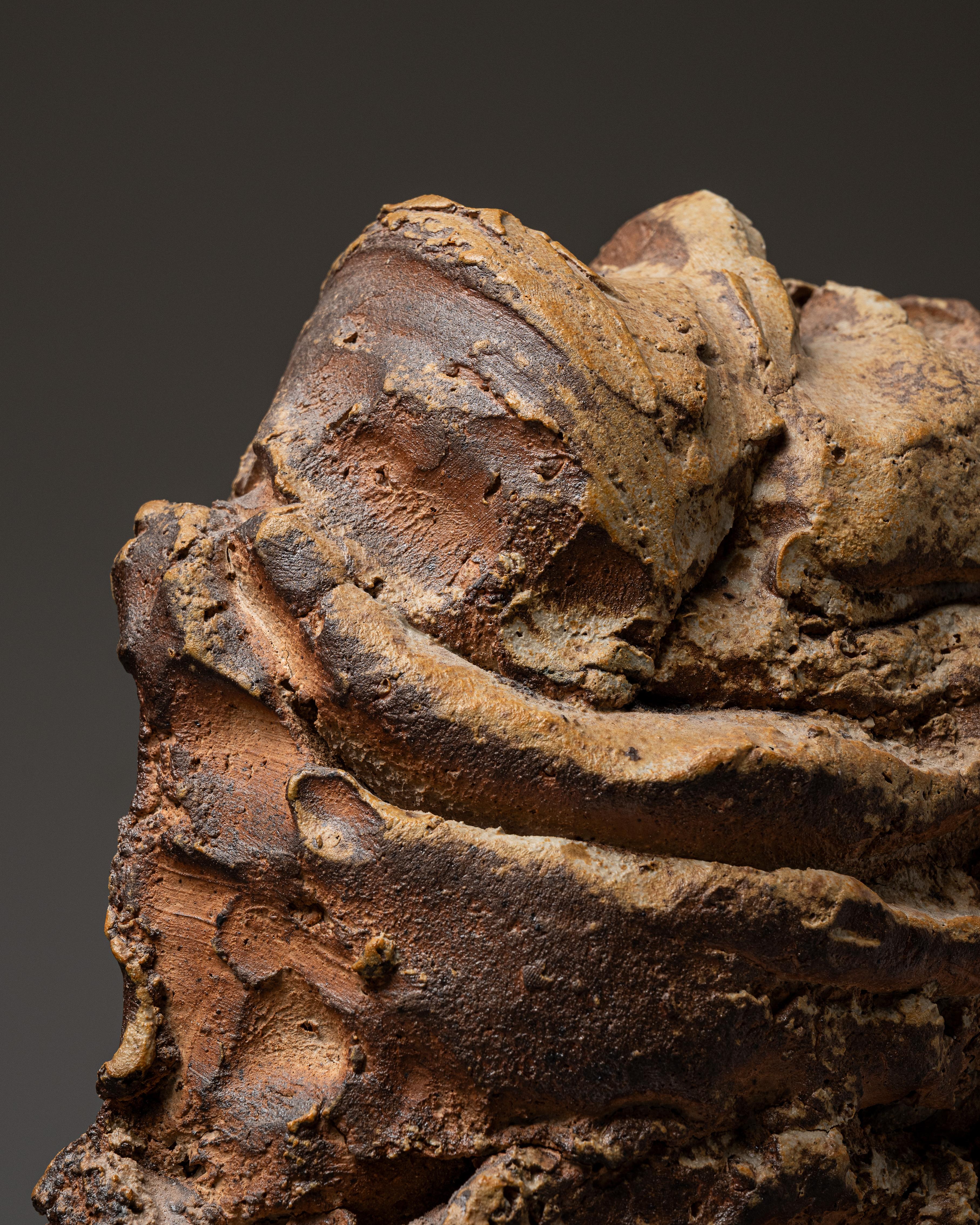 Large Abstract Ceramic, Hervé Rousseau, 2000s For Sale 7