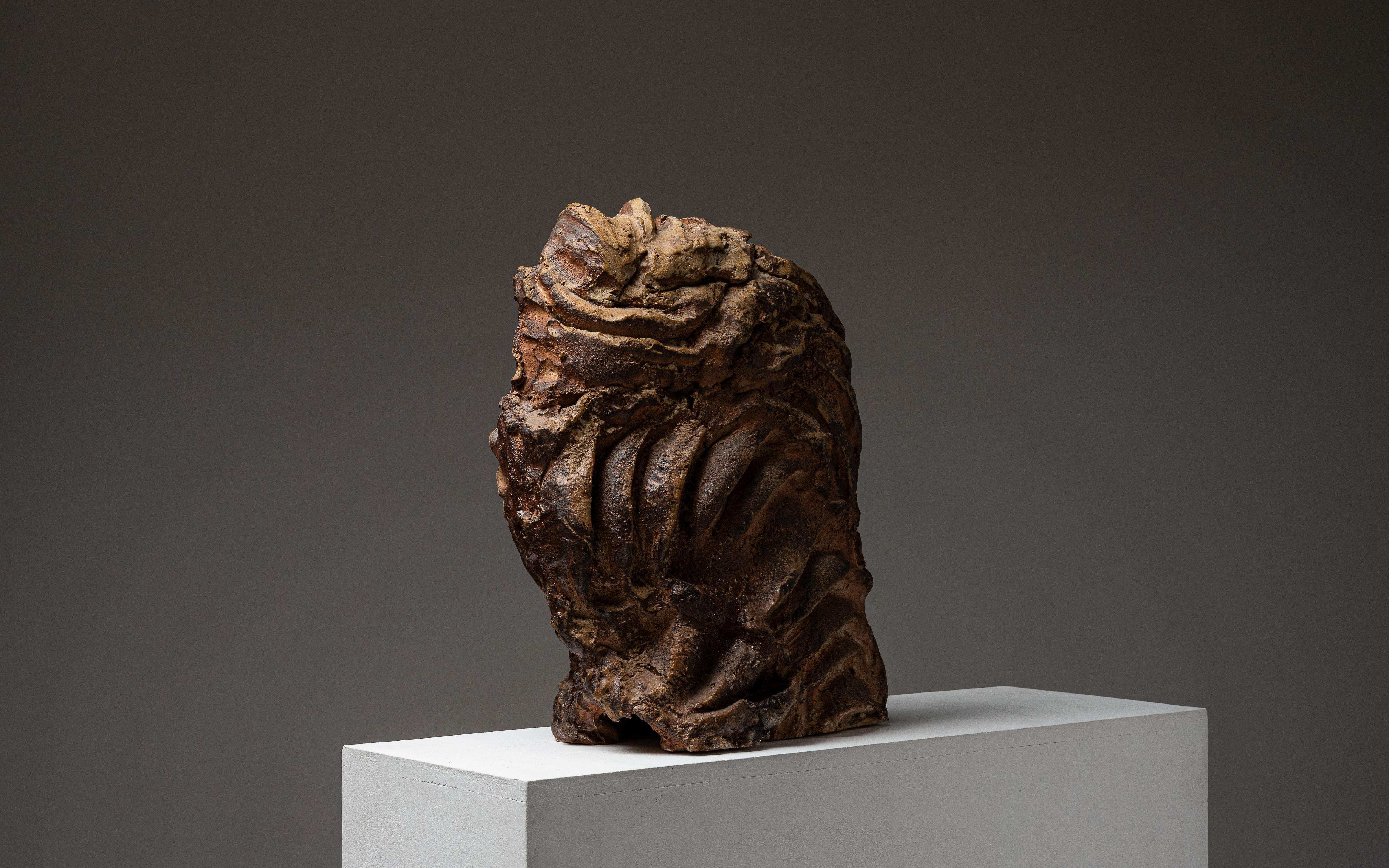 Large Abstract Ceramic, Hervé Rousseau, 2000s For Sale 9