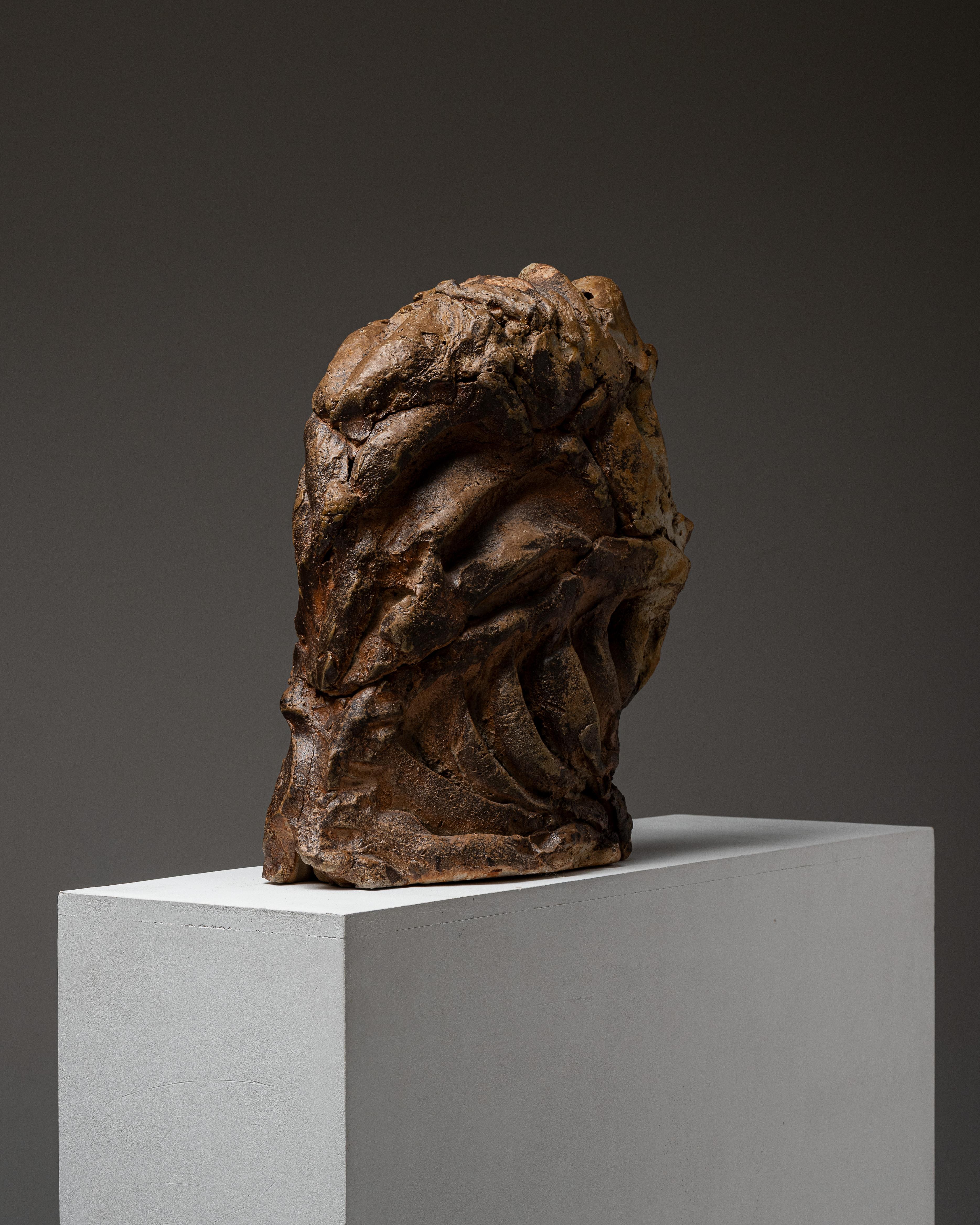 Large Abstract Ceramic, Hervé Rousseau, 2000s For Sale 1