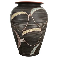 Large Abstract Ceramic Pottery Vase by Sawa Franz Schwaderlapp, Germany, 1950s