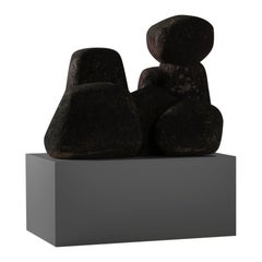 Large abstract ceramic sculpture by Pierre Digan, France ca. 1970