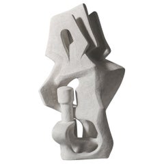 Large Abstract Concrete Sculpture by Roger Desserprit, France 1971