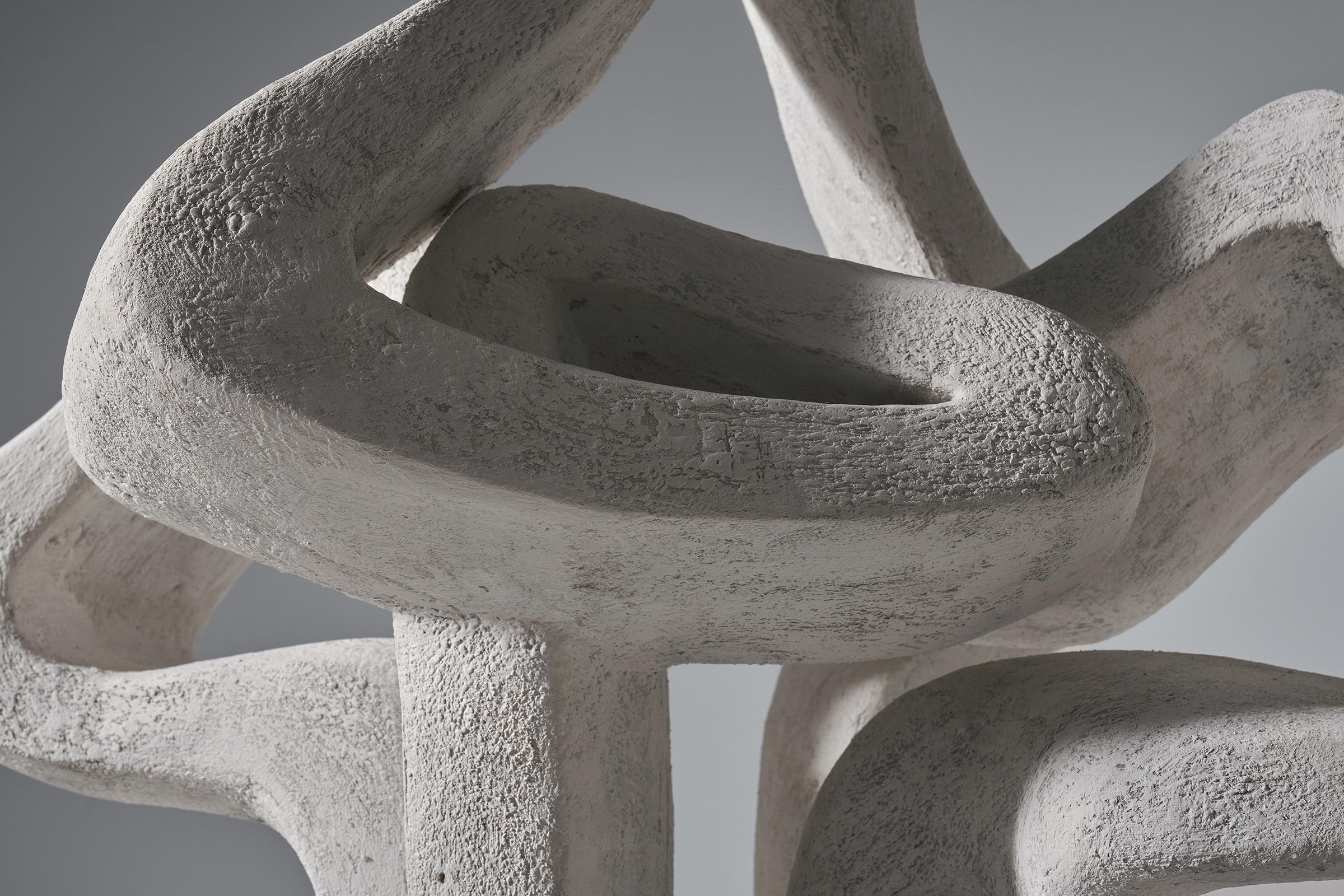 Large Abstract concrete Sculpture by Roger Desserprit, France 1982 In Good Condition In Rotterdam, NL