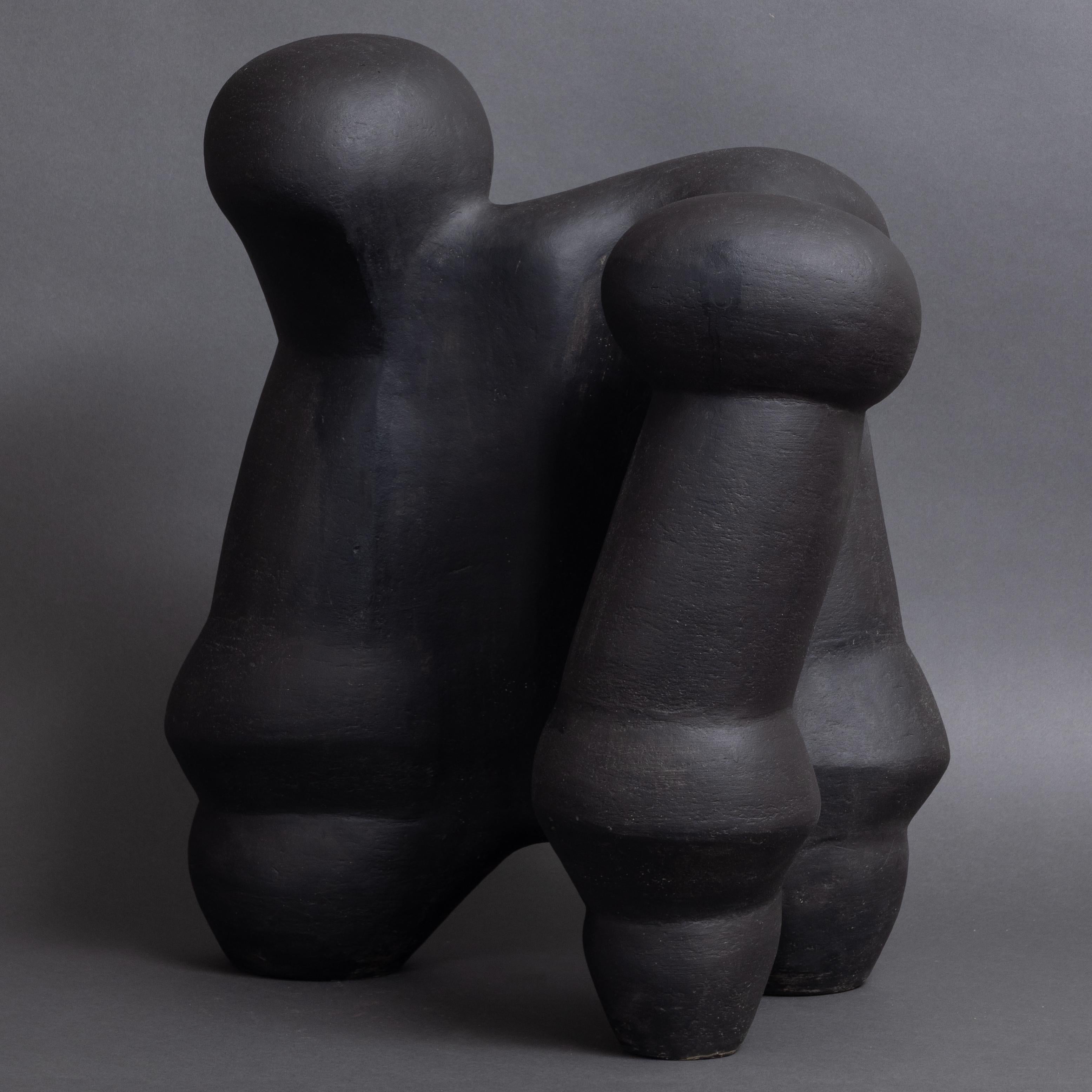 Hand-Crafted Large, Abstract, Contemporary ceramic sculpture by Bo Arenander, In-stock For Sale