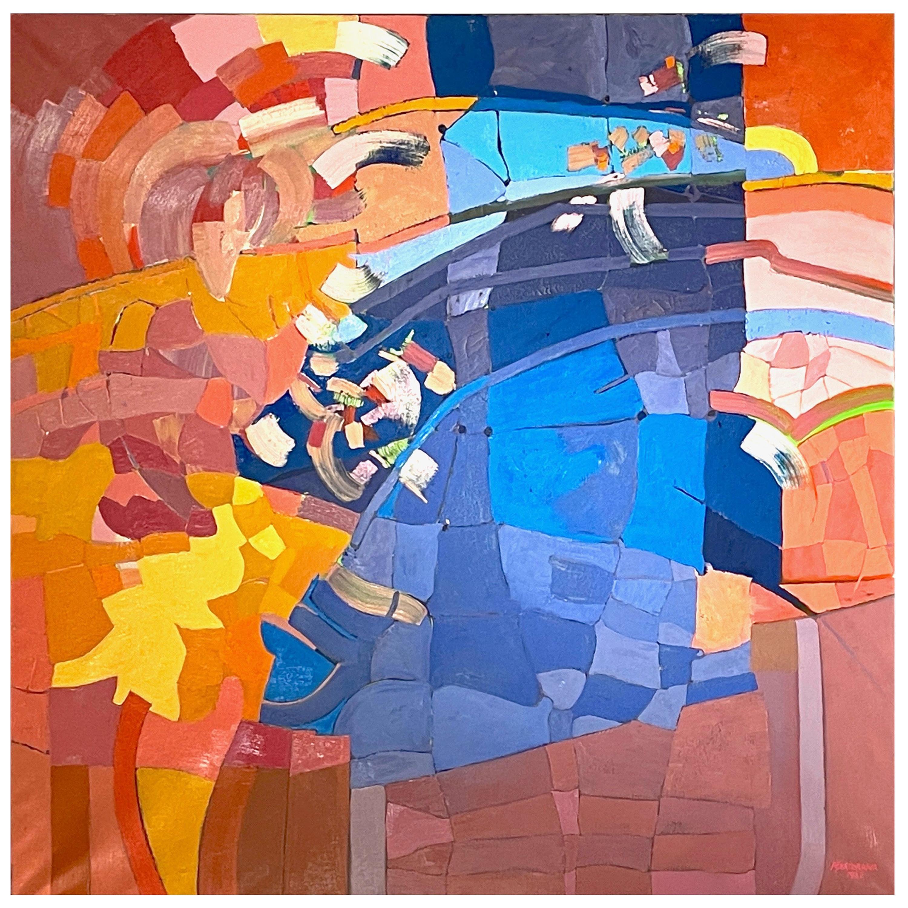 Monumental Abstract Contemporary Oil on Linen Painting by Martorana, Australia