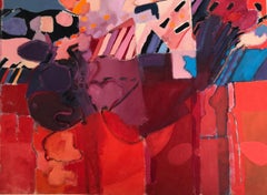 Large Abstract Expressionist Oil Painting by Wesley Johnson