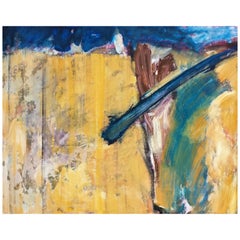 Grande peinture expressionniste abstraite:: Acrylique sur toile:: Signé