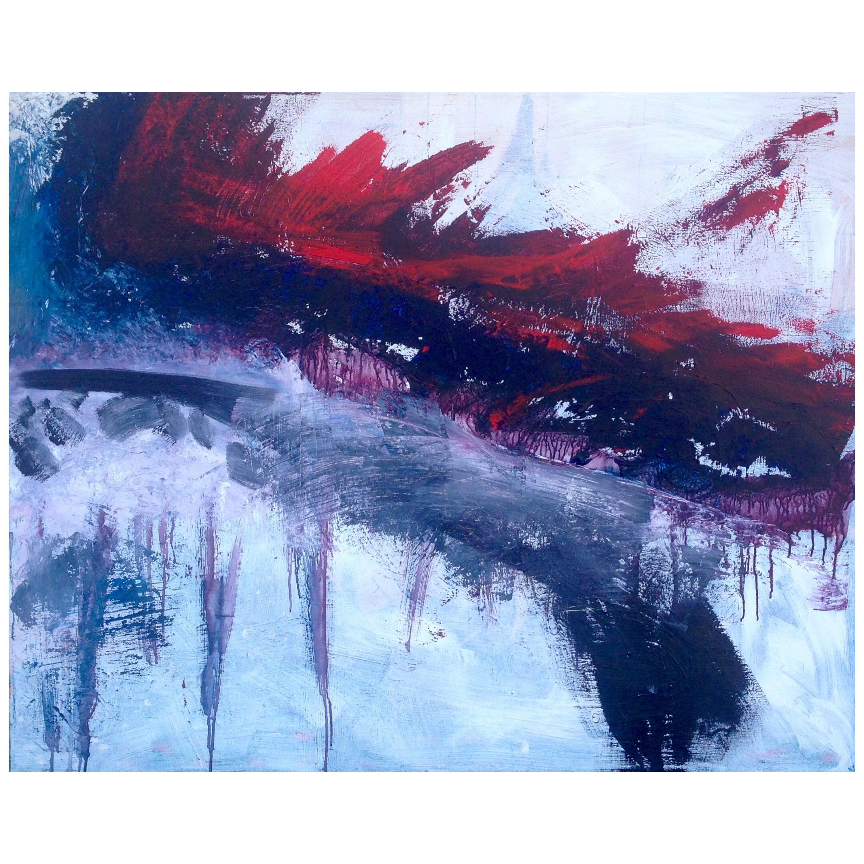 1940s American Abstract Expressionism Painting For Sale at 1stDibs