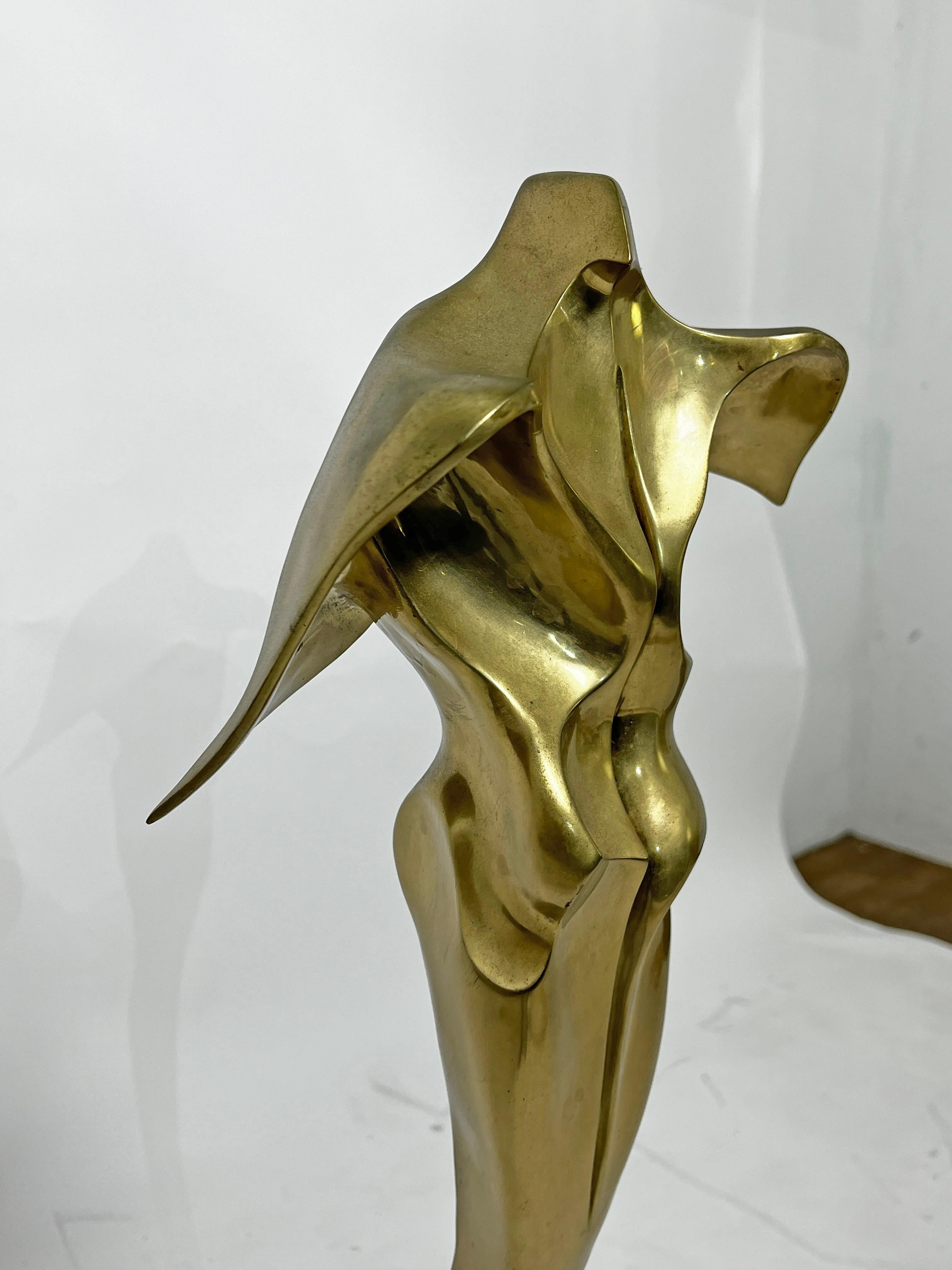 Große abstrakte figurale Bronzeskulptur von Robert William Hind, Robert William Hind, ca. 1970er Jahre (amerikanisch) im Angebot
