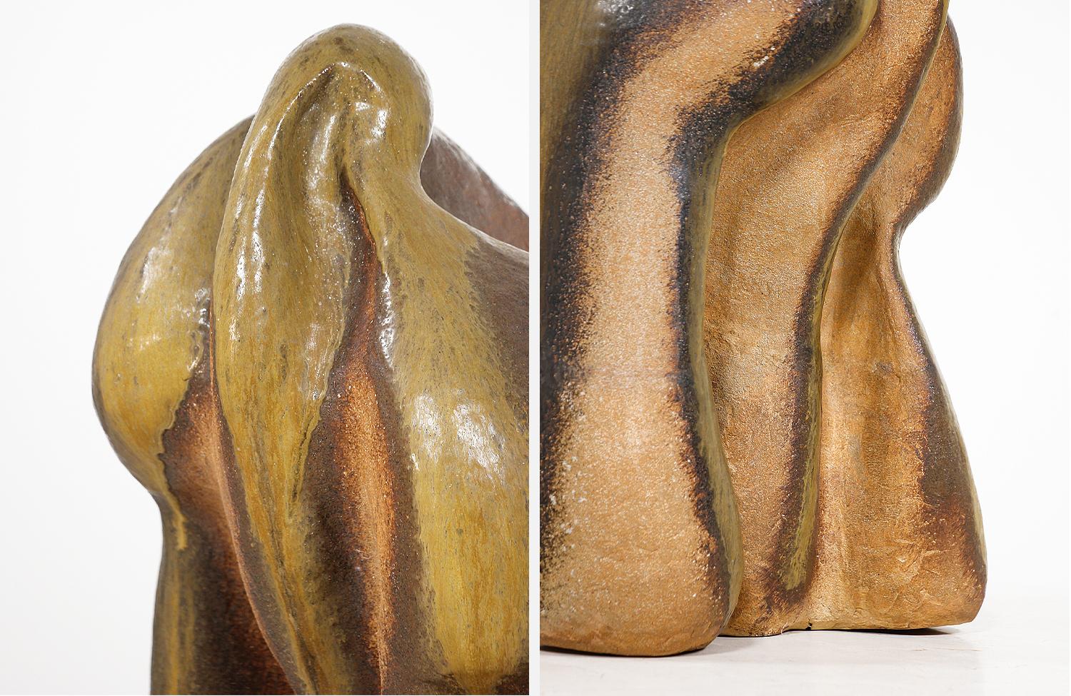 Large Abstract Glazed Ceramic Sculpture 2