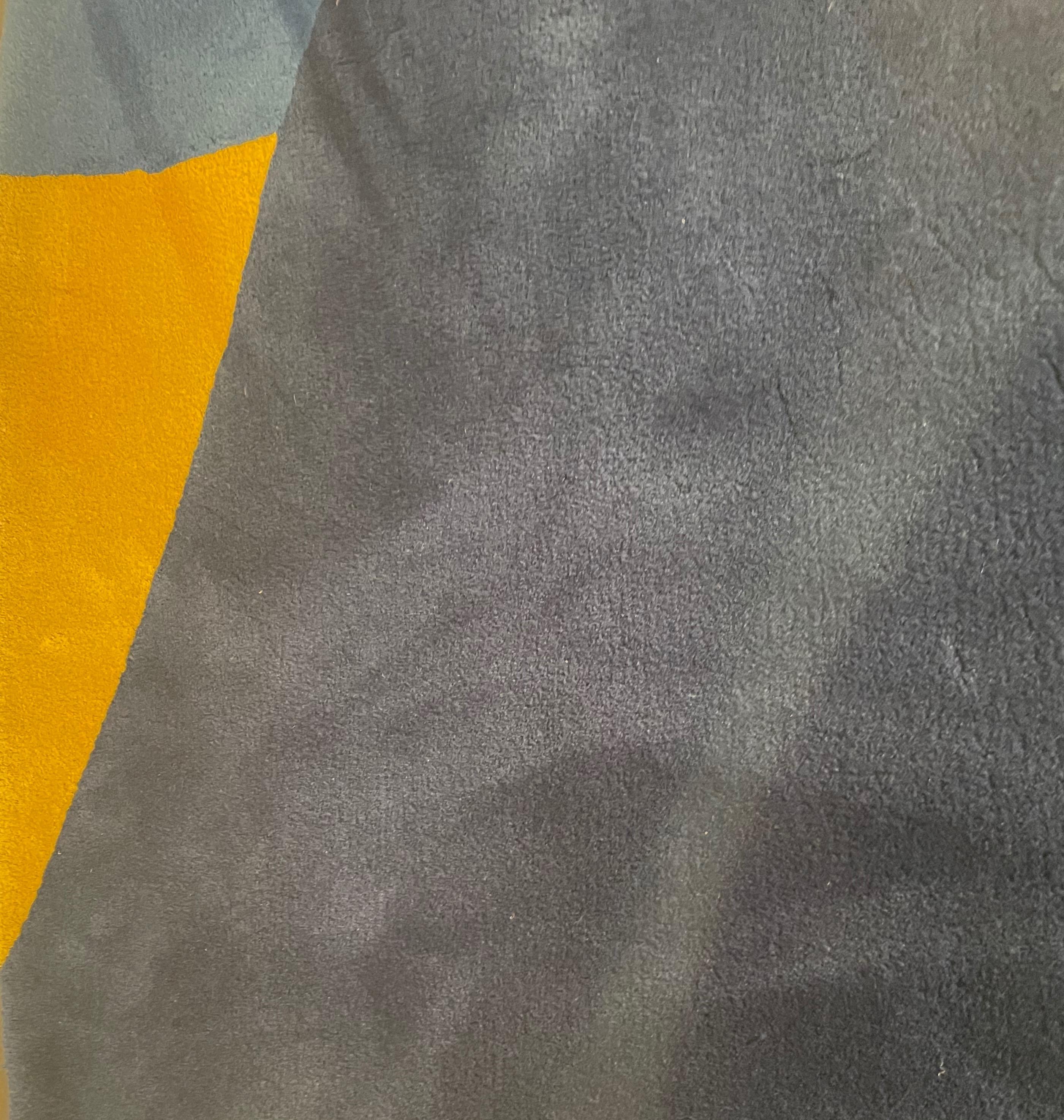 Moderne Grand tapis abstrait noué à la main par Victoria-Maria Geyer, Belgique 2000. en vente