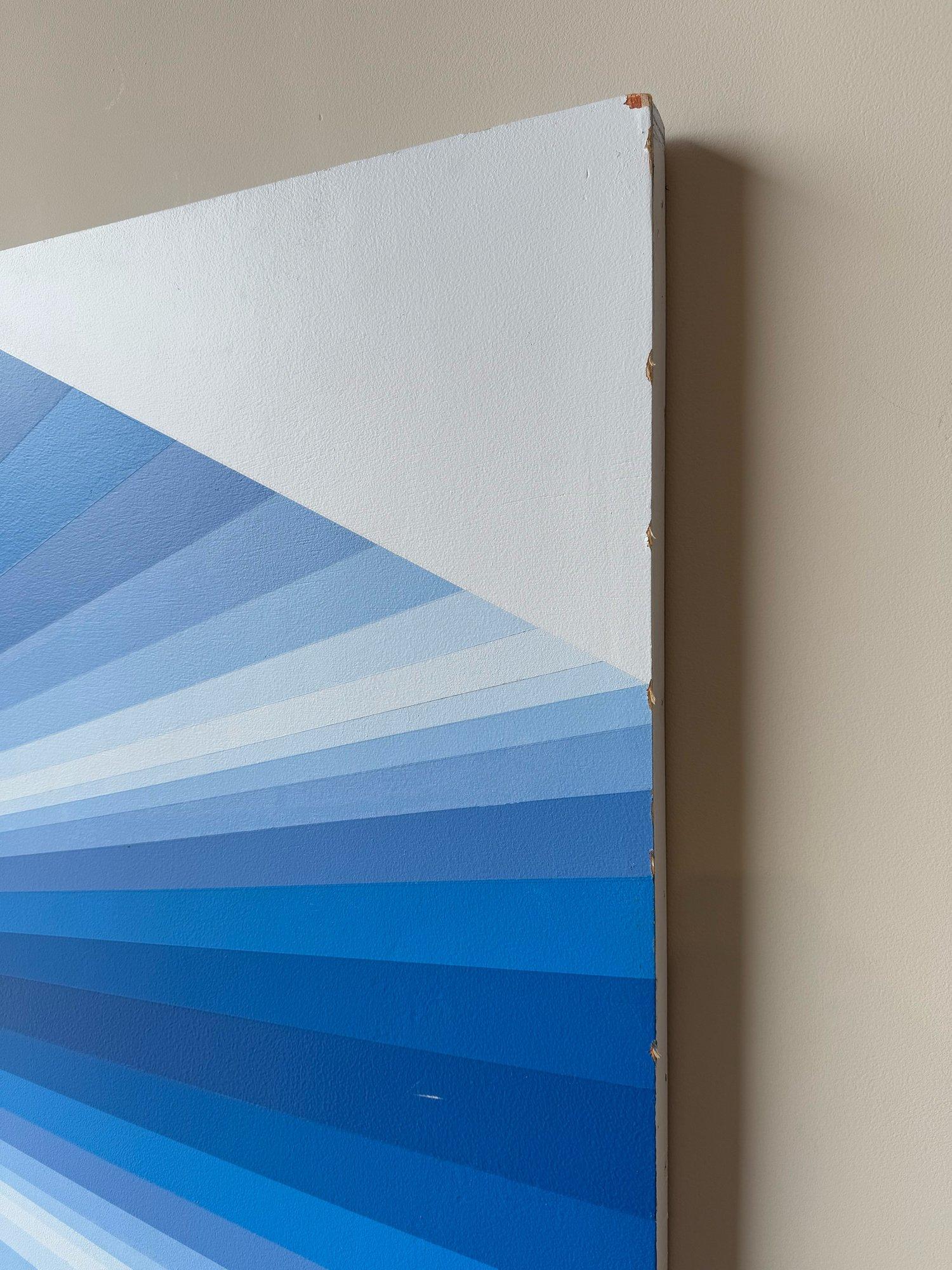 Große abstrakte Hard Edge Kunstwerk im Angebot 1