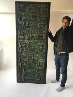 Large Abstract Impasto Painting by John Stritch