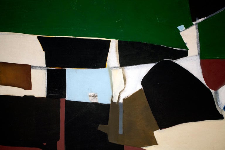 Large Abstract Landscape Painting For Sale at 1stDibs