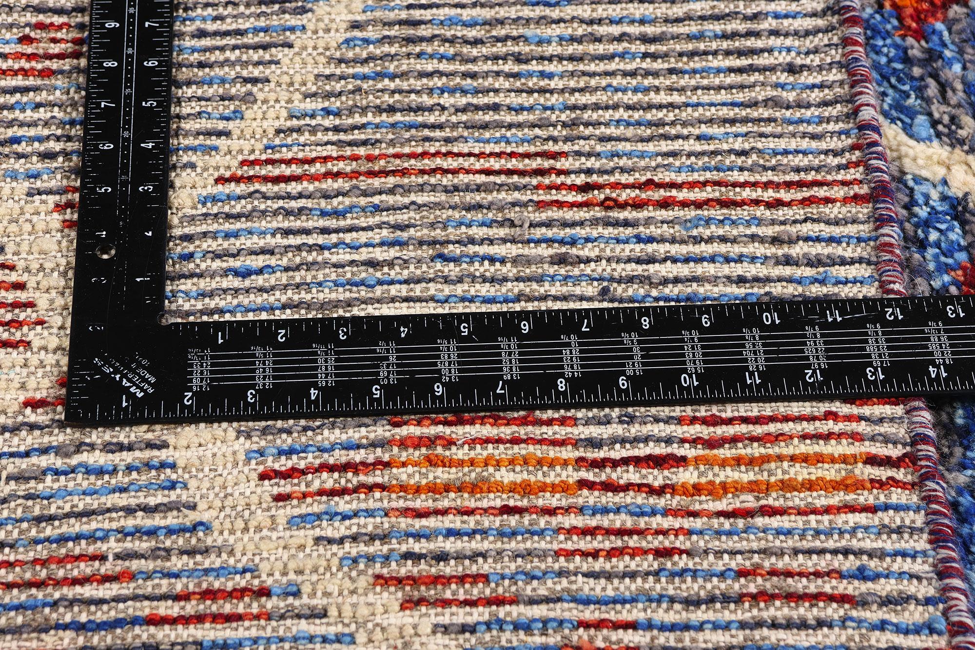 New Modern Moroccan Rug with Abstract Expressionist Style For Sale 3
