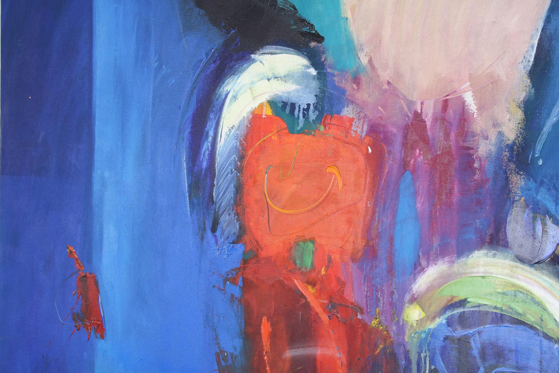 Großes abstraktes Gemälde, Öl auf Leinwand, Gemälde von Robert K McKellar (1945-2009), Kunstwerk im Angebot 7