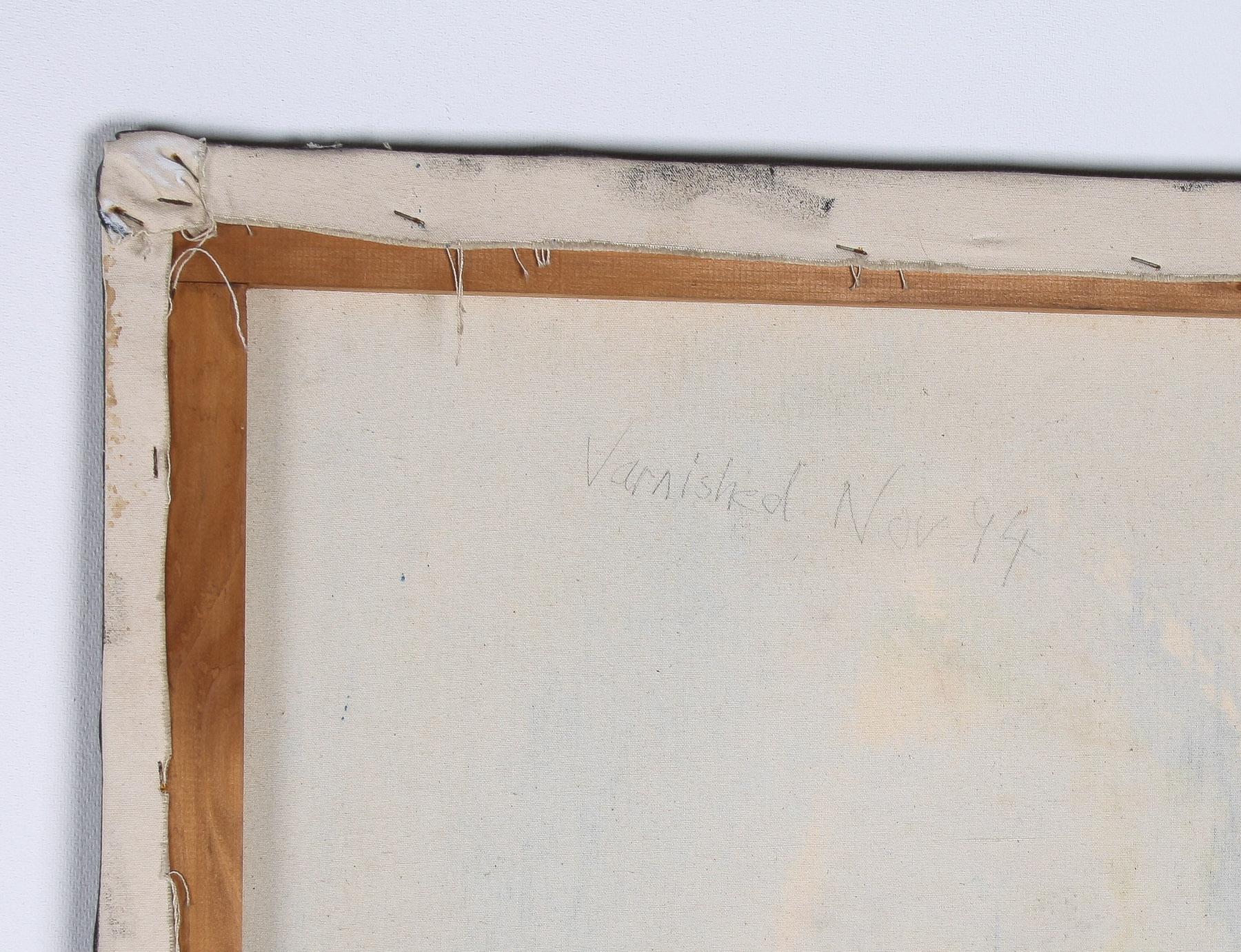 Großes abstraktes Gemälde, Öl auf Leinwand, Gemälde von Robert K McKellar (1945-2009), Kunstwerk im Angebot 8