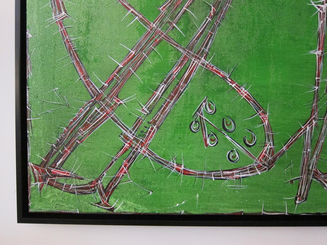 Grande peinture à l'huile abstraite, Alexander Gore Excellent état - En vente à Miami, FL