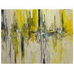 Large Abstract Oil Painting Lisa Kowalski