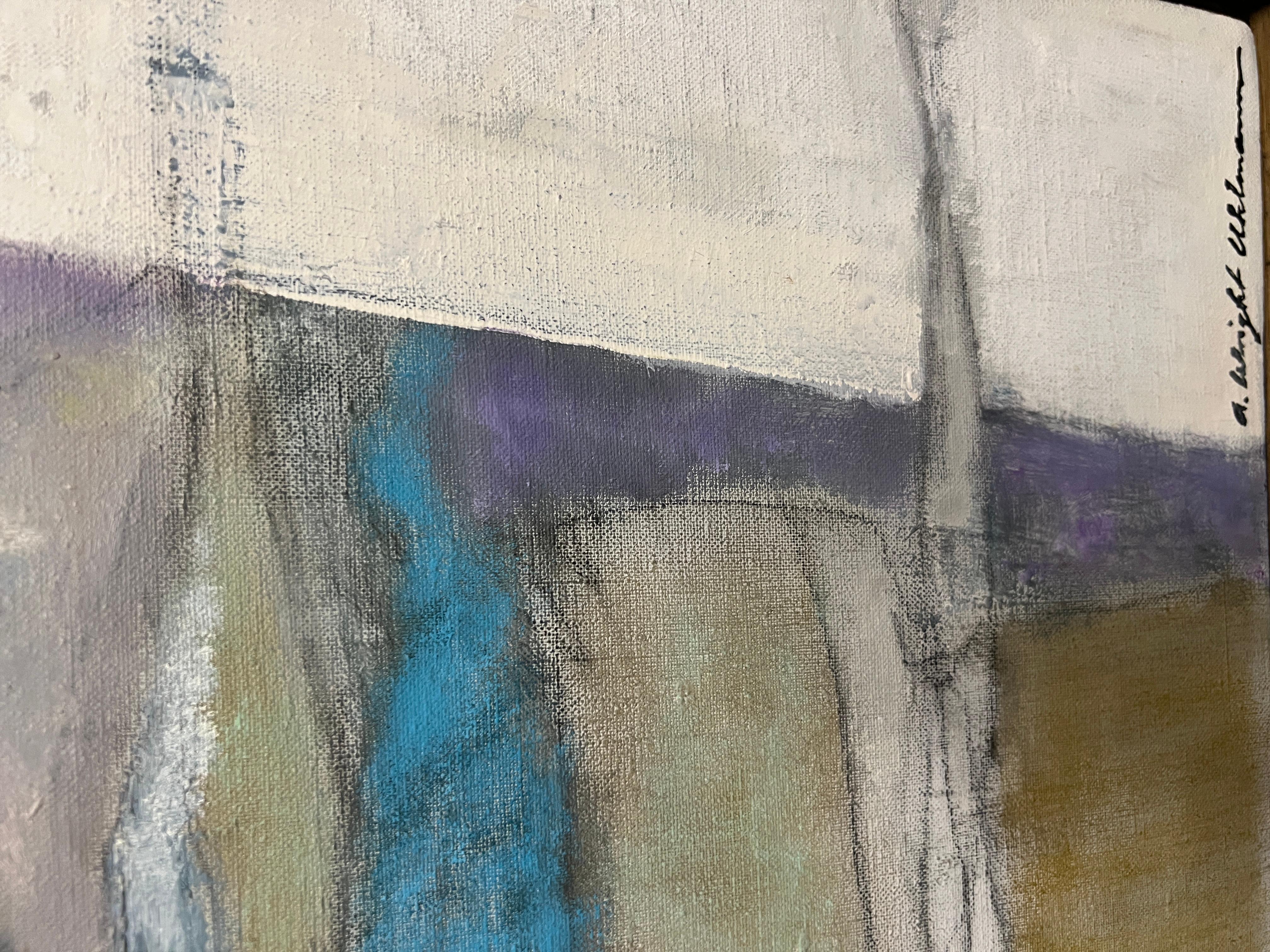 Large Abstract Original Oil Painting by Alice Uhlmann titled 