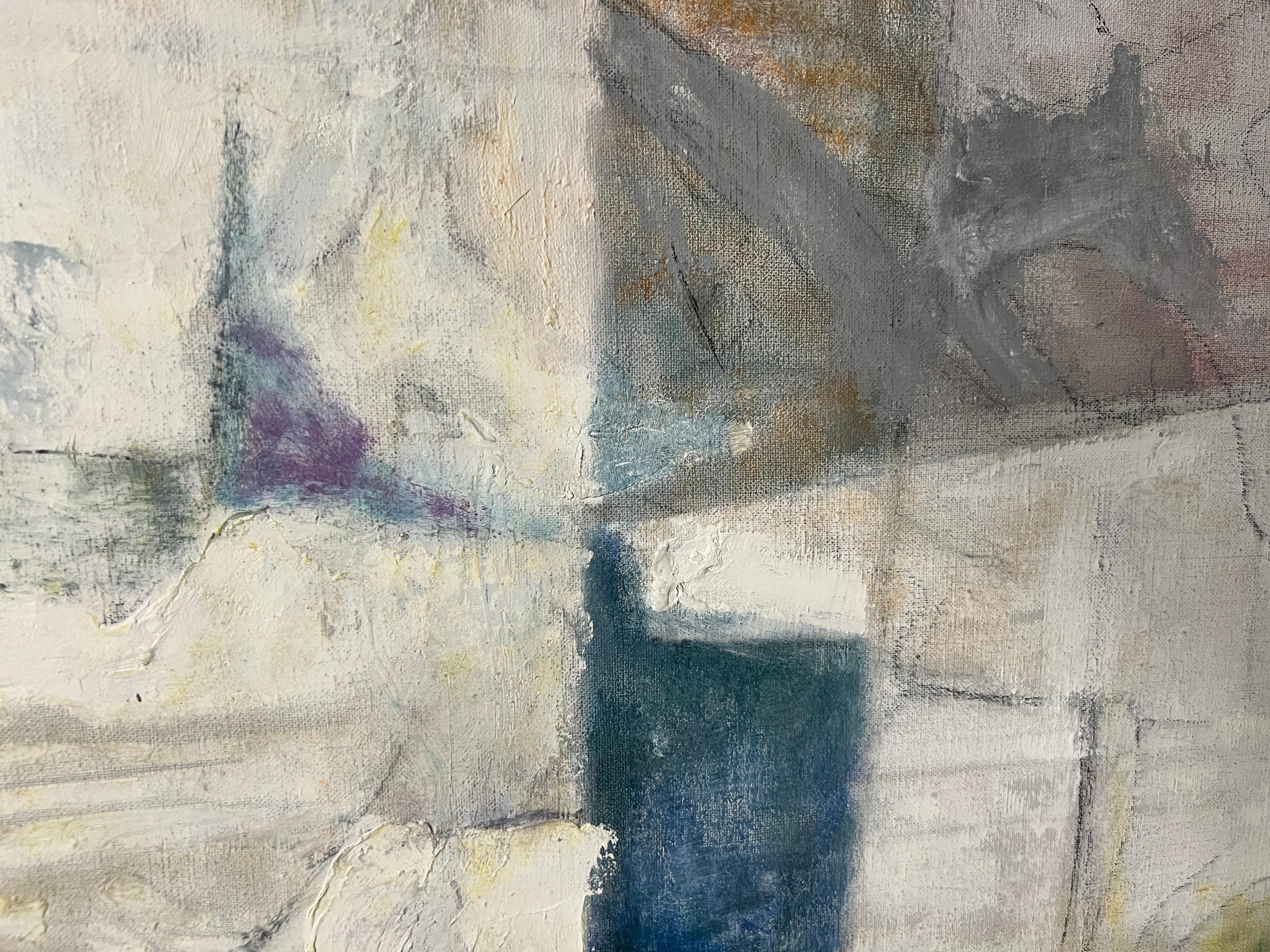 Large Abstract Original Oil Painting by Alice Uhlmann titled 