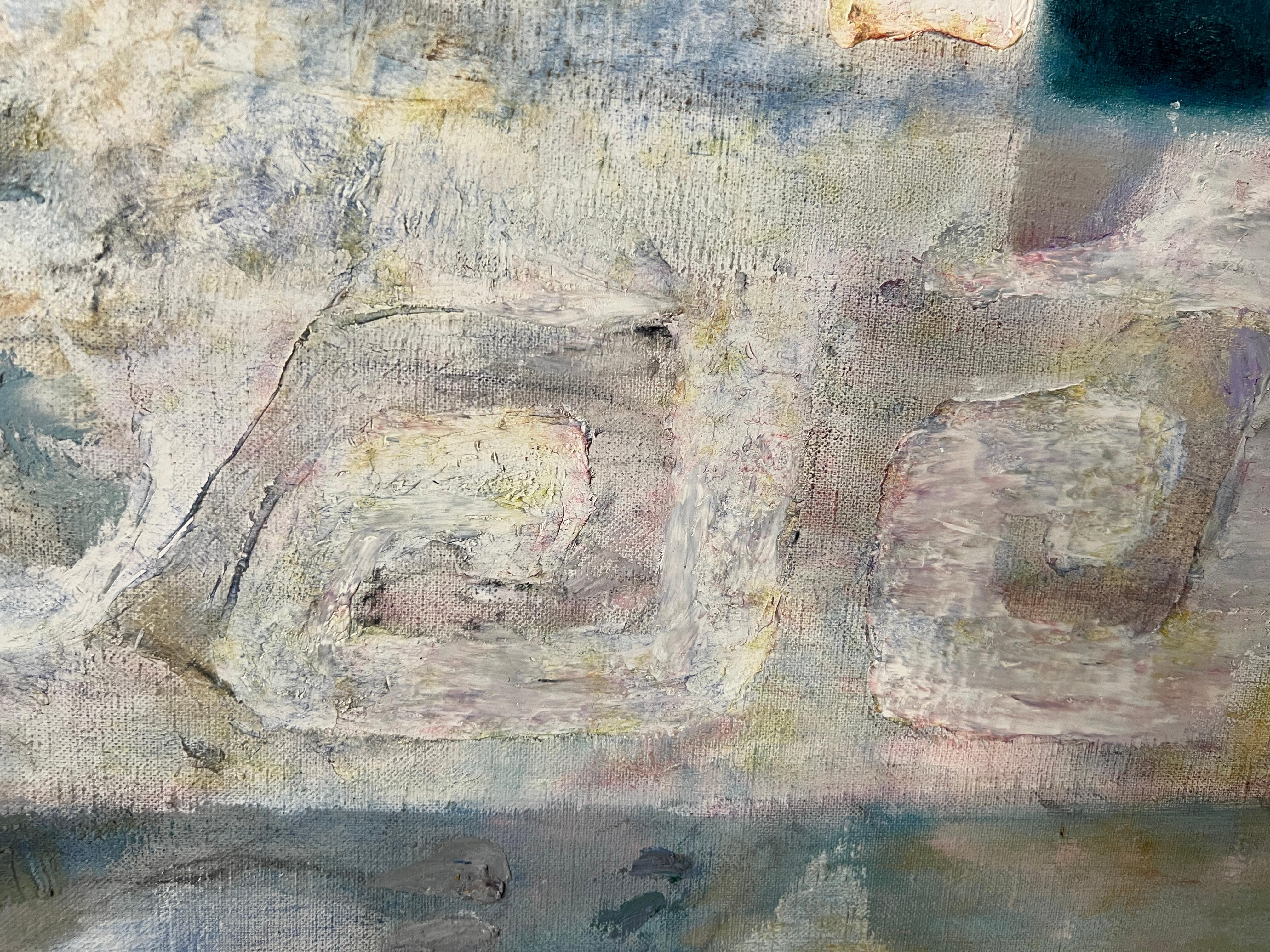 Large Abstract Original Oil Painting by Alice Uhlmann titled 
