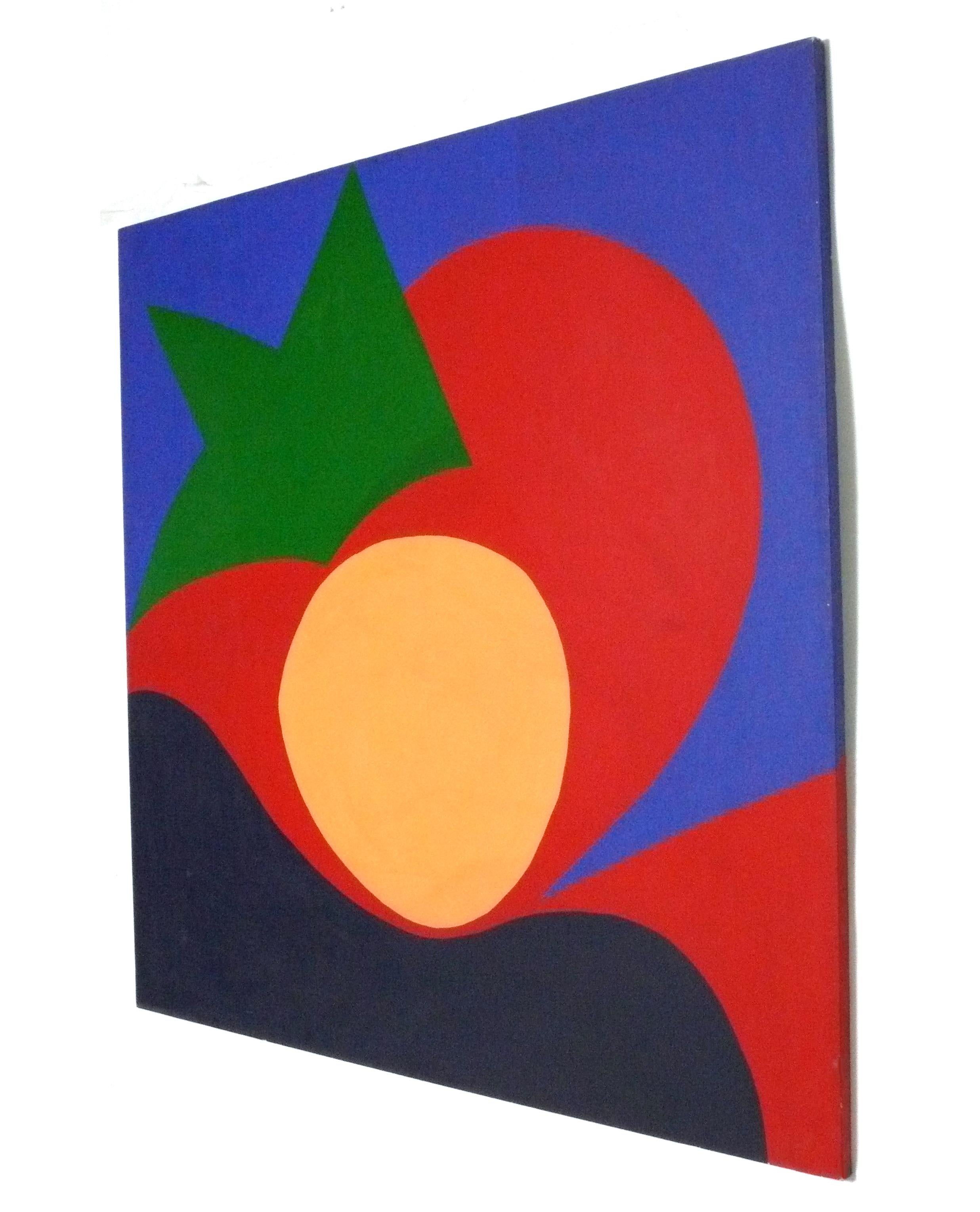 Mid-Century Modern Large Abstract Painting 66