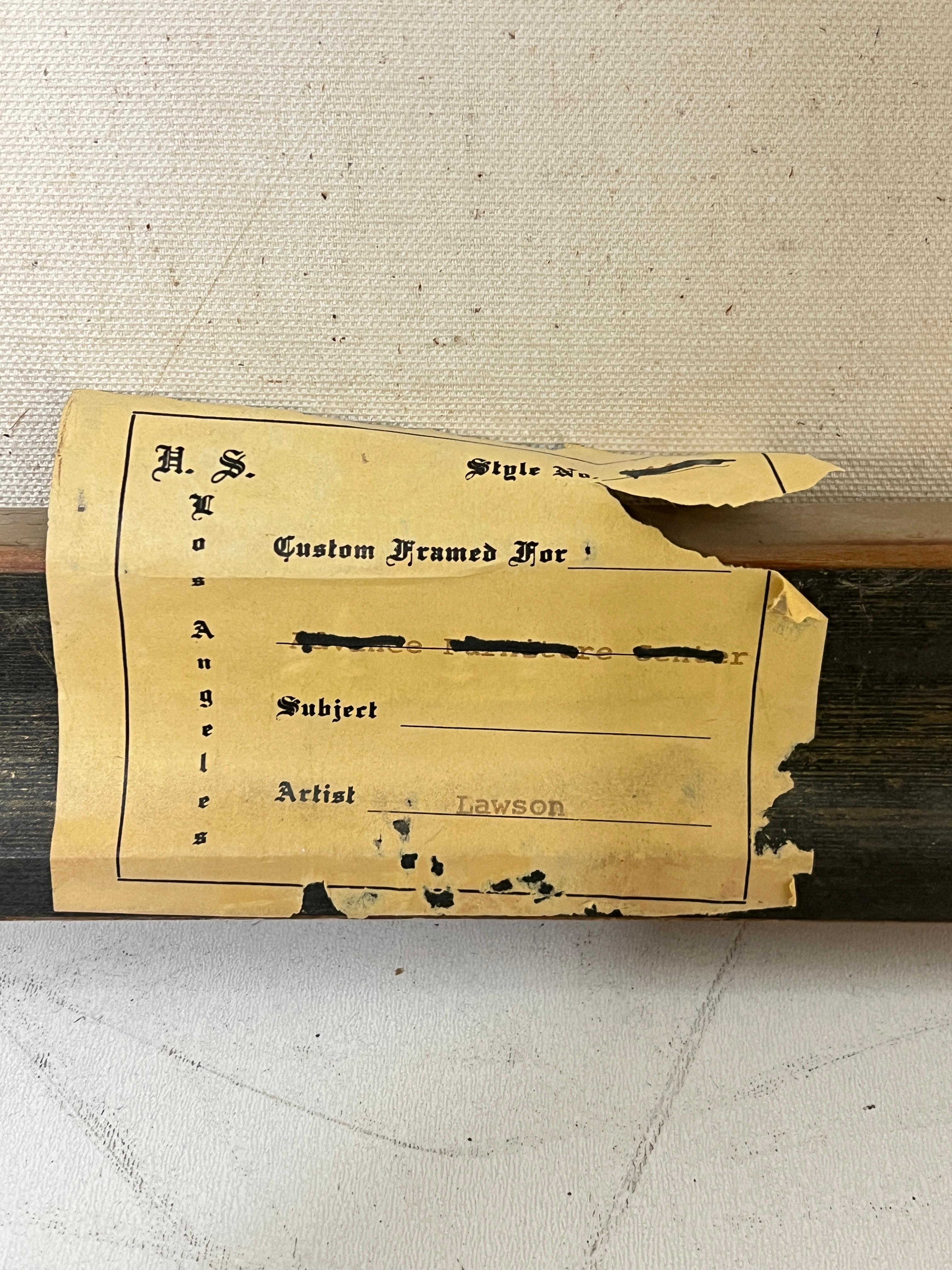 Großes abstraktes Gemälde des kalifornischen Modernisten Robert Lawson C. 1960er Jahre im Angebot 4