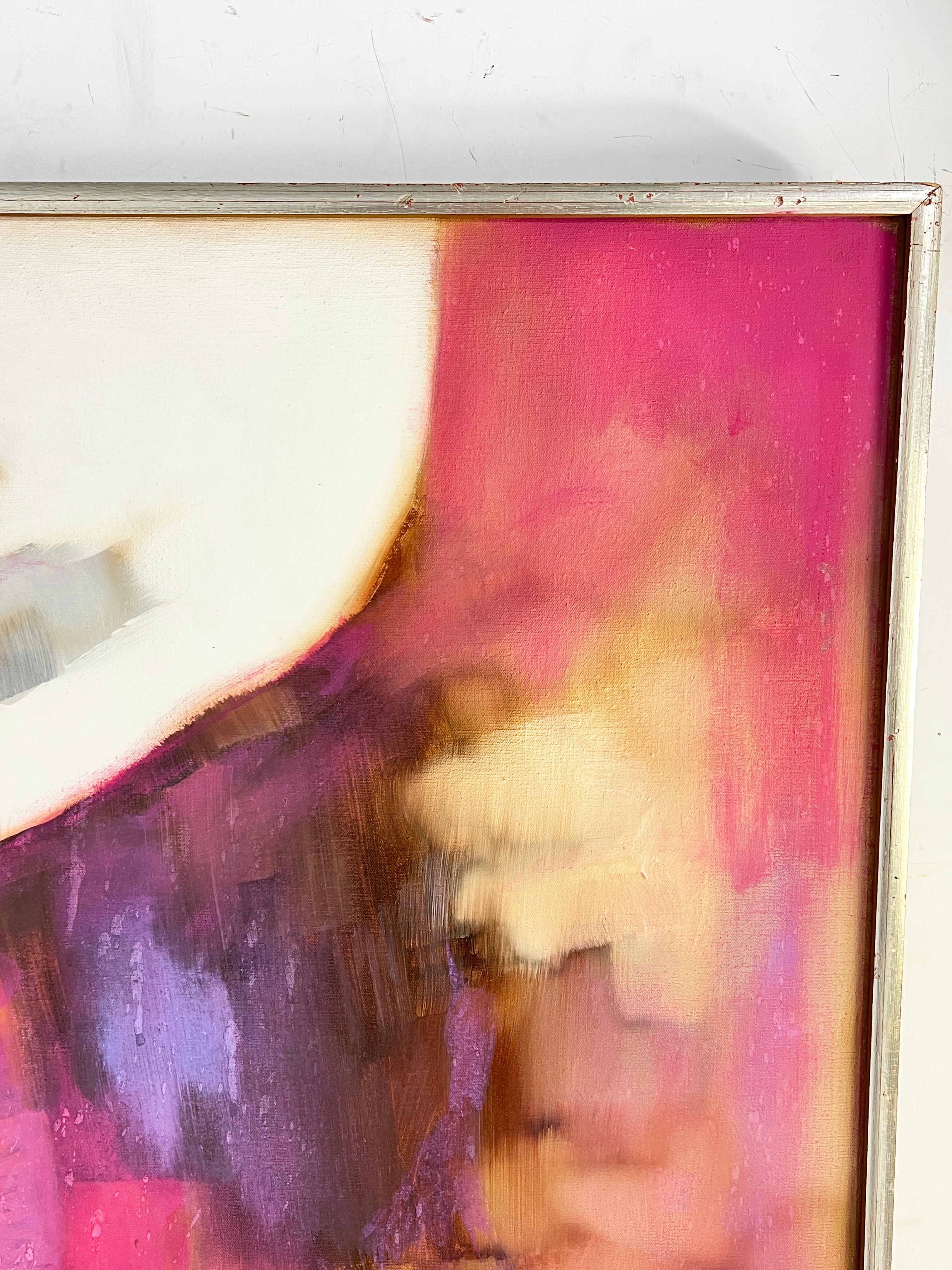 Großes abstraktes Gemälde des kalifornischen Modernisten Robert Lawson C. 1960er Jahre (Moderne der Mitte des Jahrhunderts) im Angebot