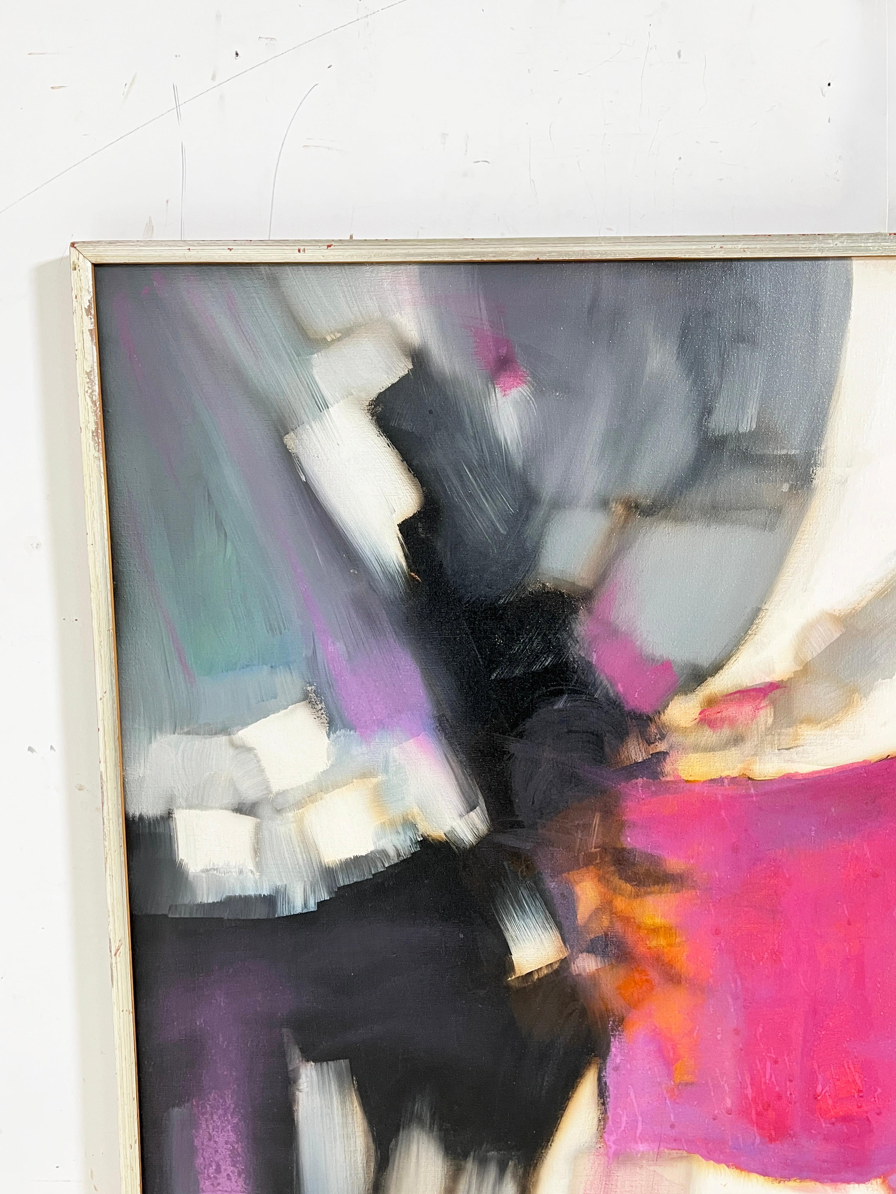 Großes abstraktes Gemälde des kalifornischen Modernisten Robert Lawson C. 1960er Jahre (Mitte des 20. Jahrhunderts) im Angebot