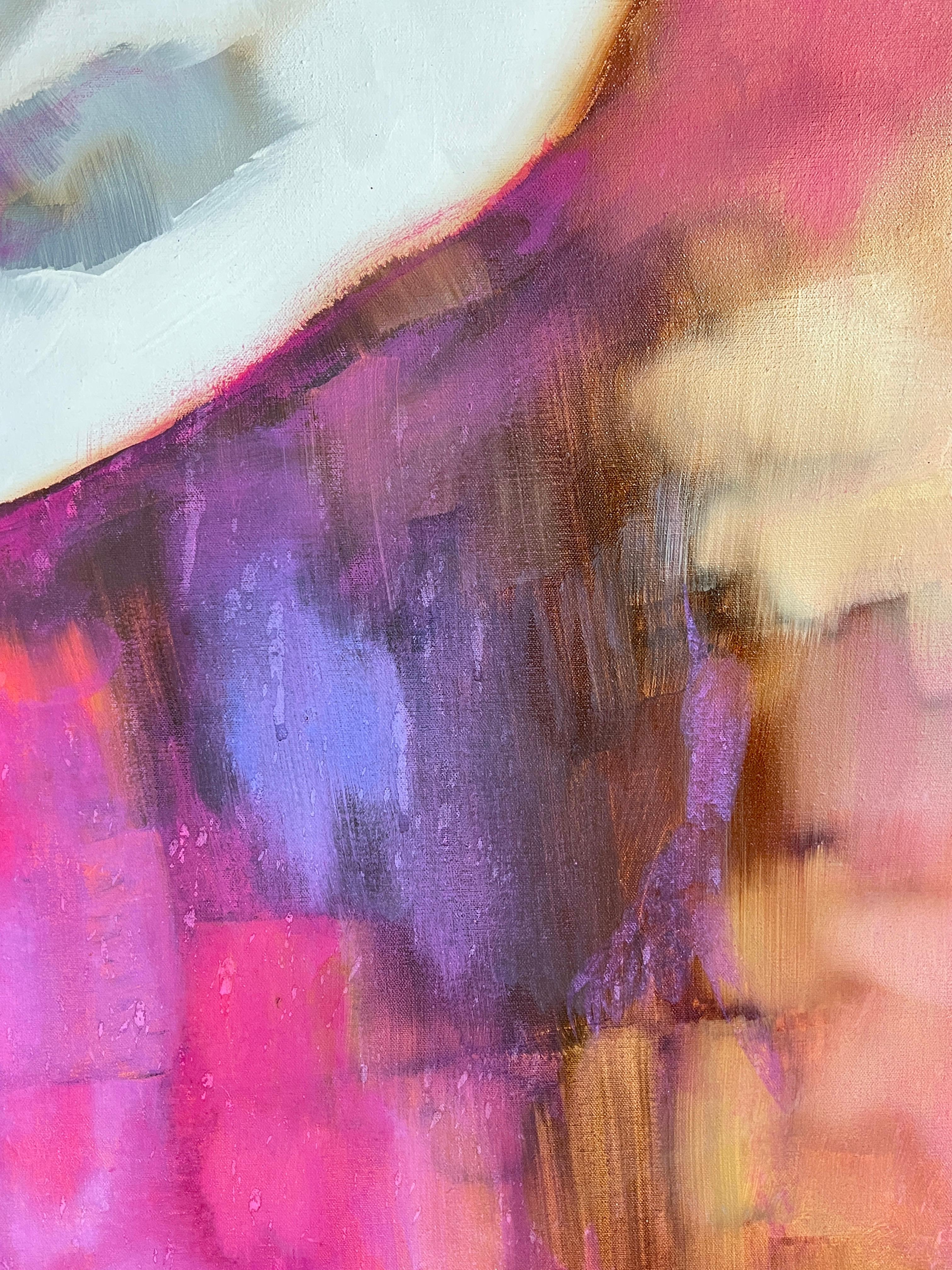 Großes abstraktes Gemälde des kalifornischen Modernisten Robert Lawson C. 1960er Jahre im Angebot 1