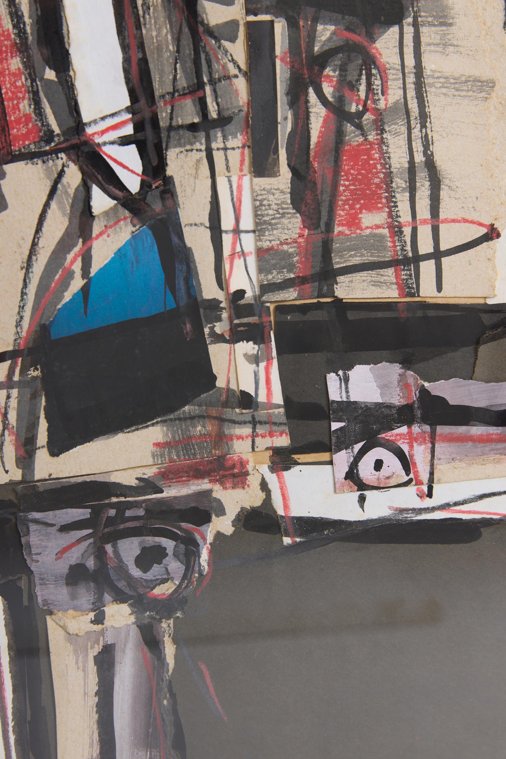 Großes abstraktes Gemälde im Zustand „Gut“ im Angebot in London, GB