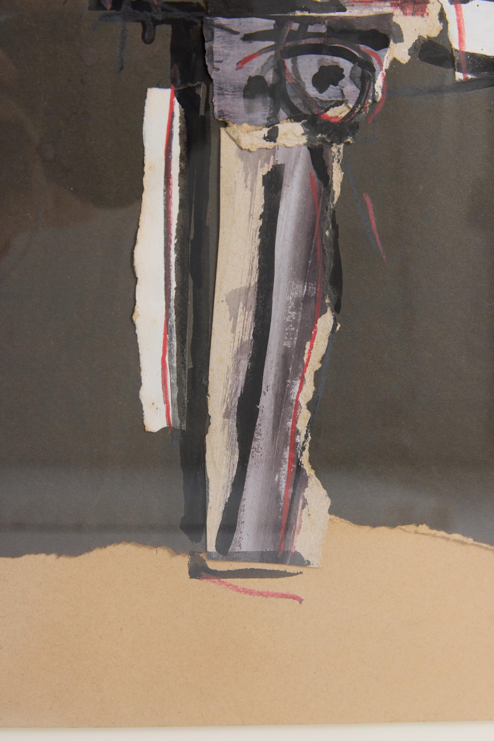 Großes abstraktes Gemälde (20. Jahrhundert) im Angebot