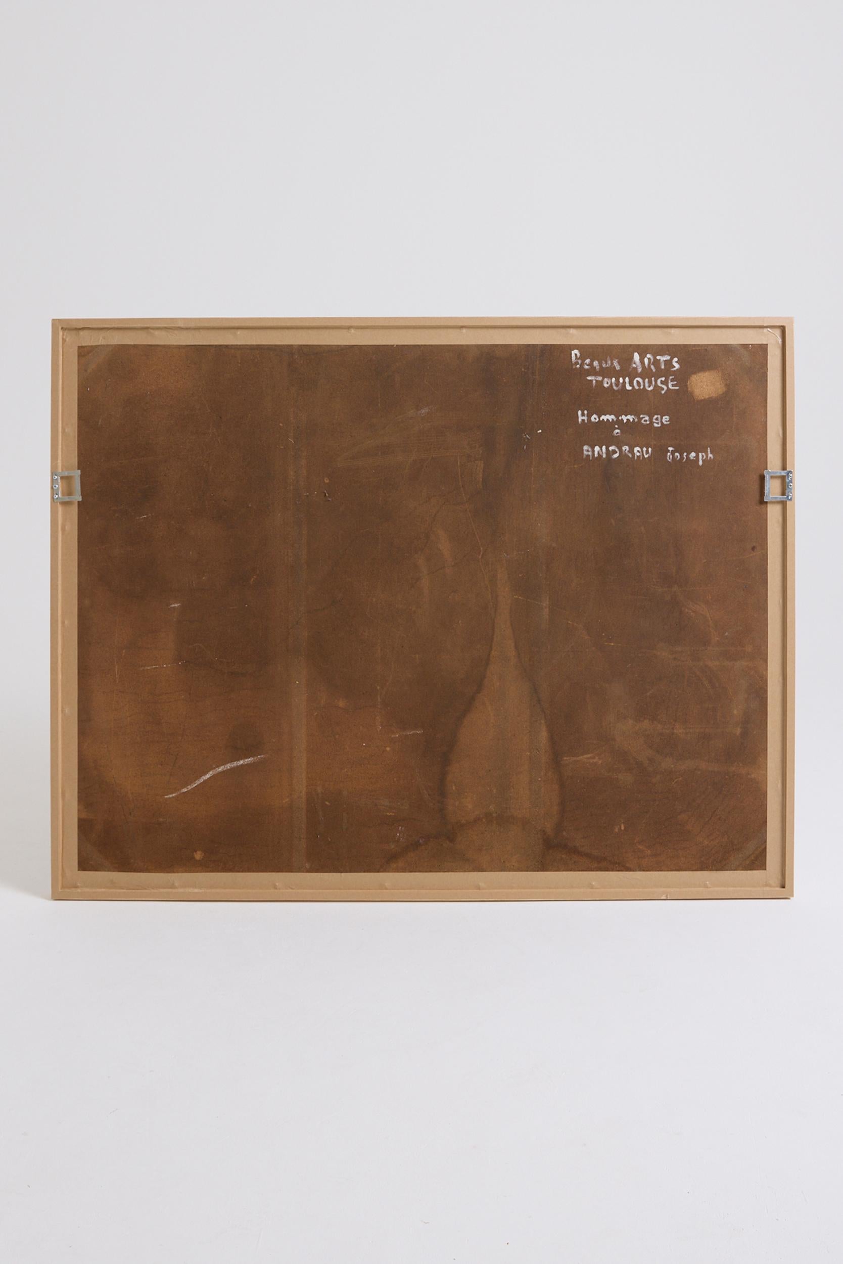 Großes abstraktes Gemälde im Angebot 1