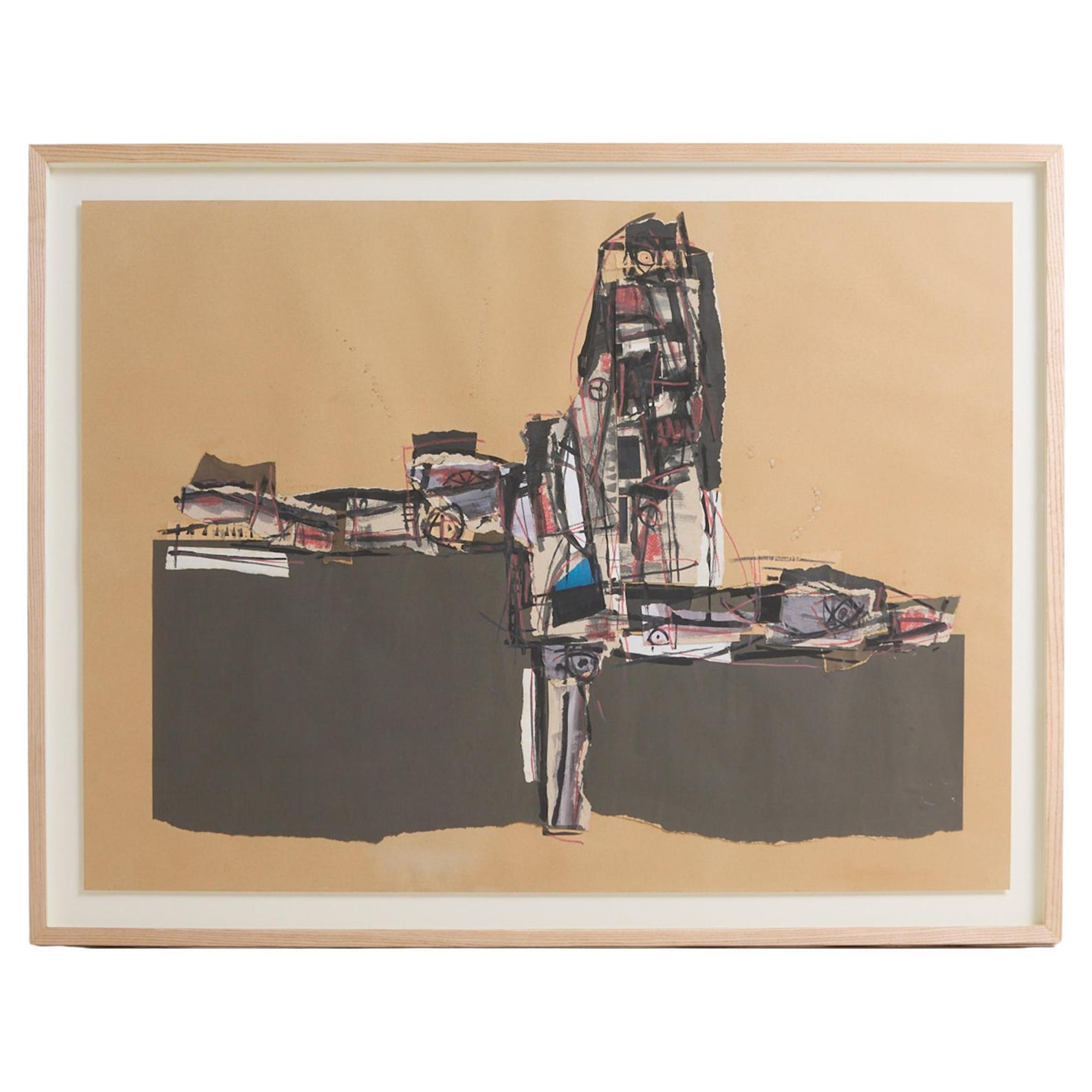 Großes abstraktes Gemälde