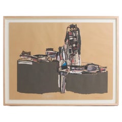 Großes abstraktes Gemälde