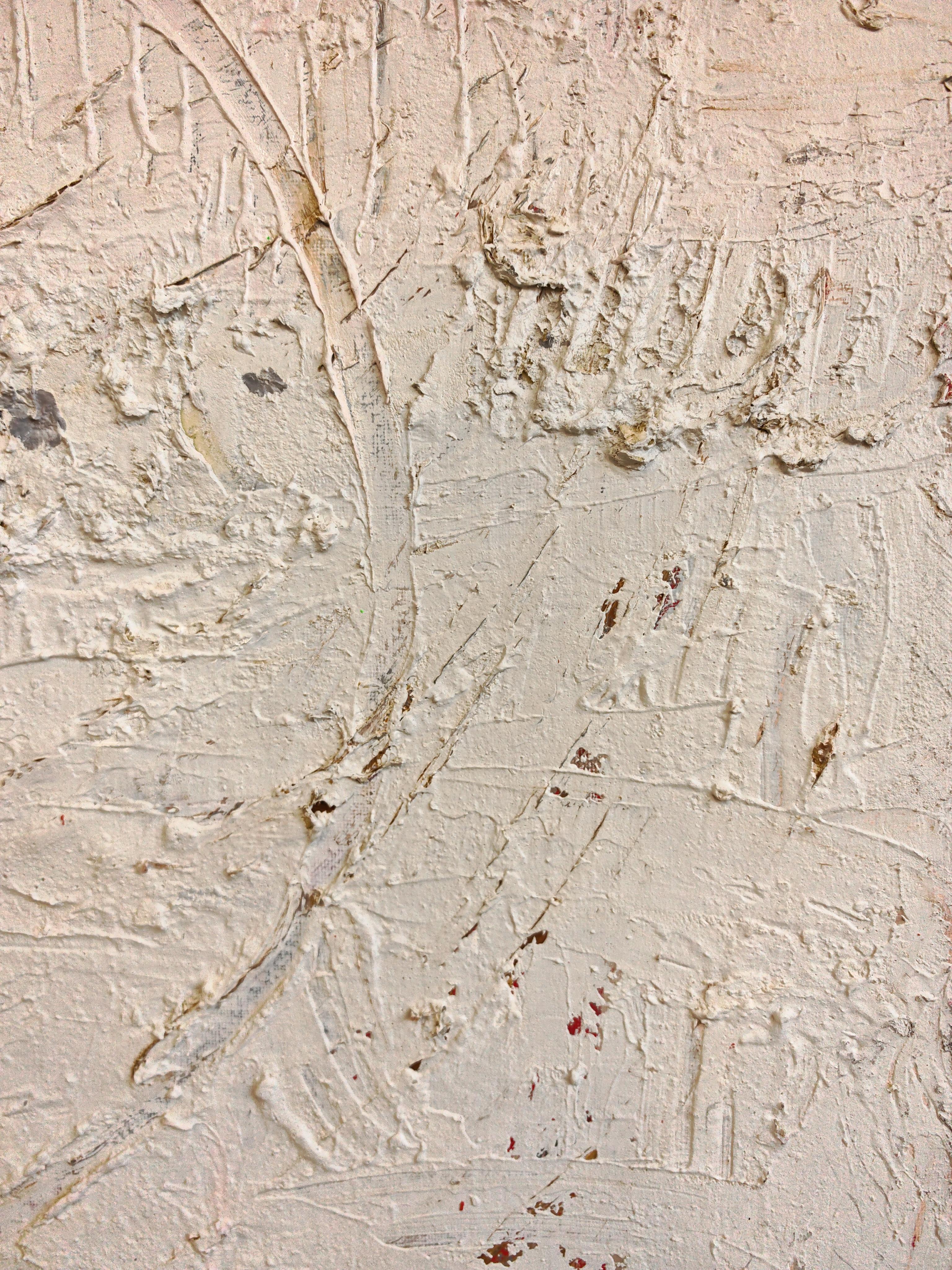 Großes abstraktes Gemälde, Öl auf Leinwand, Jugoslawien 1980er Jahre im Angebot 5