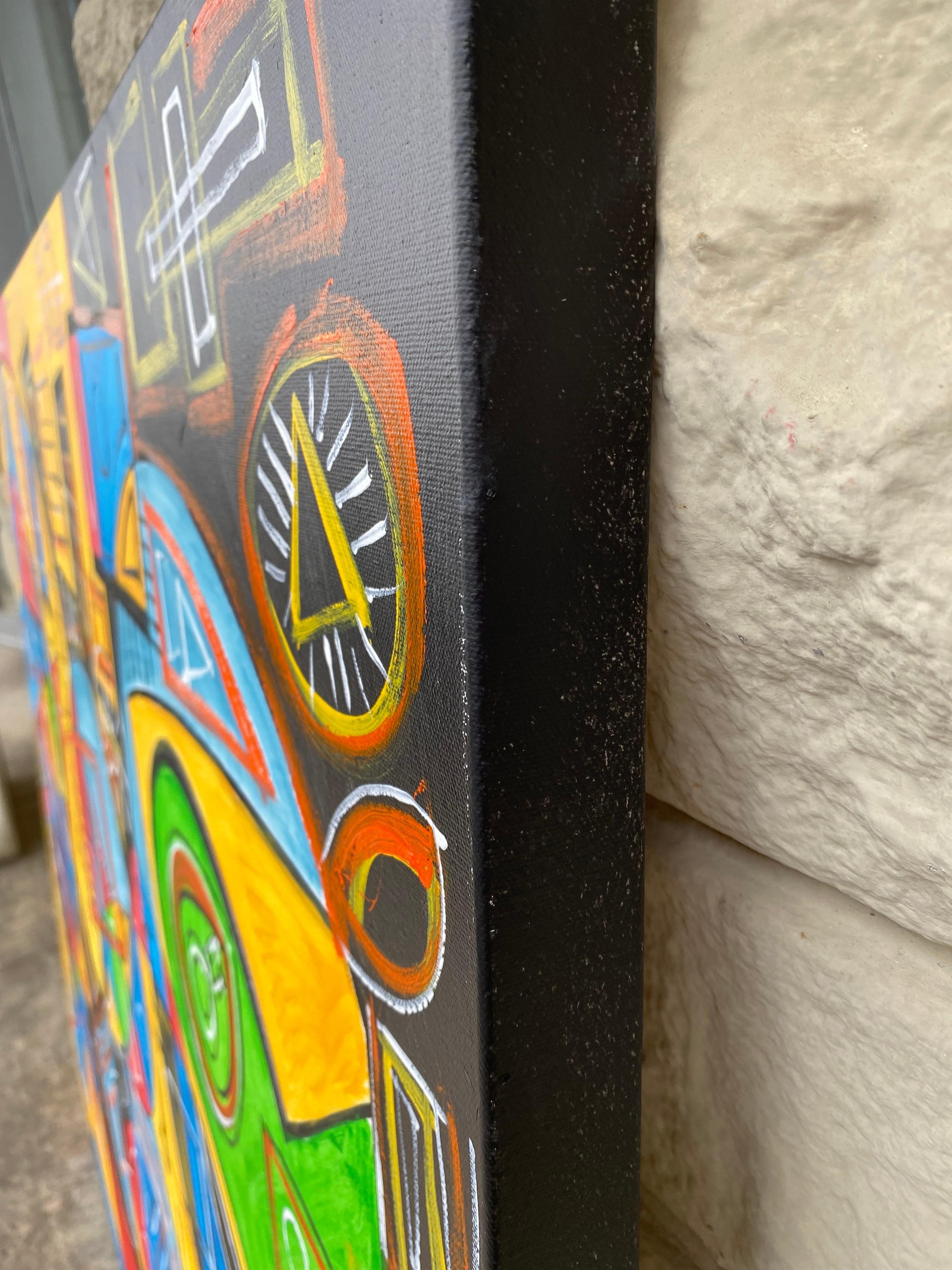 Large acrylic on canvas by Karl James Lubbering (b. 1969) ready to hang, unframed. Karl comes from a family of prominent Texas artists spanning several decades, embracing many styles, genres and subject matter. Within his family Karl forged his own