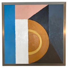 Large Abstract Painting Signed Felix