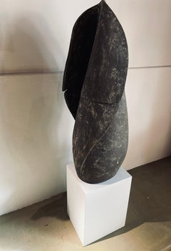 Grande scultura astratta in pietra arenaria, Francia 1960