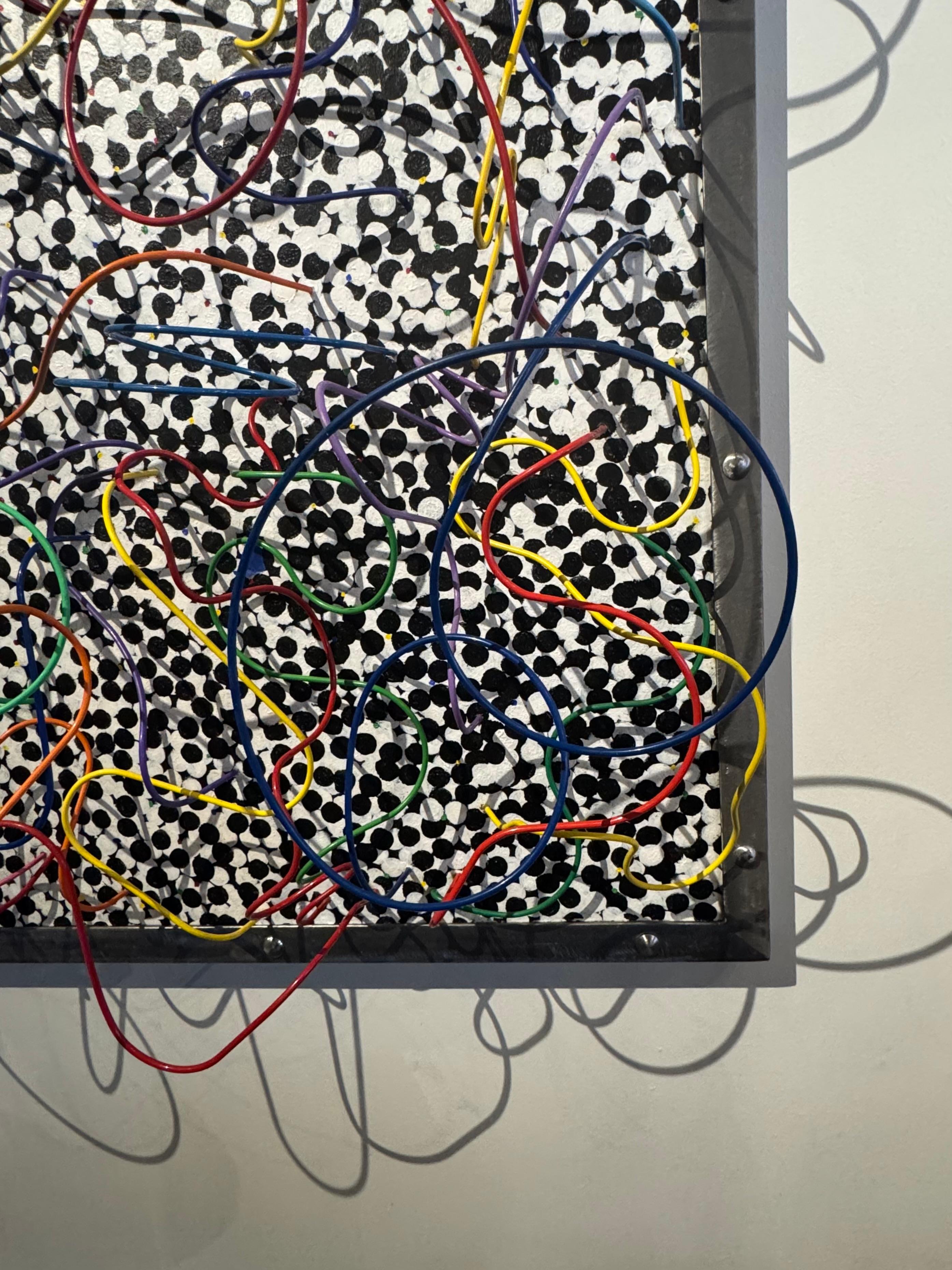 Große abstrakte Skulptur / Malerei / Wandbehang von W.N.Y. Künstler John Tracey im Angebot 5
