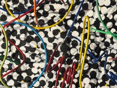 Gran escultura / pintura / colgante de pared abstracto del artista de Nueva York John Tracey