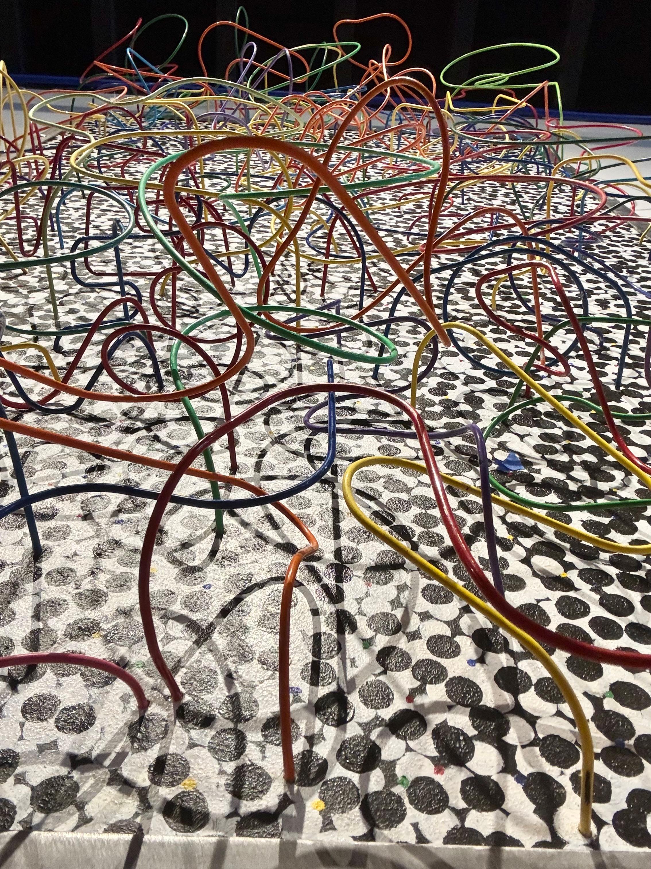 Große abstrakte Skulptur / Malerei / Wandbehang von W.N.Y. Künstler John Tracey im Zustand „Hervorragend“ im Angebot in Buffalo, NY