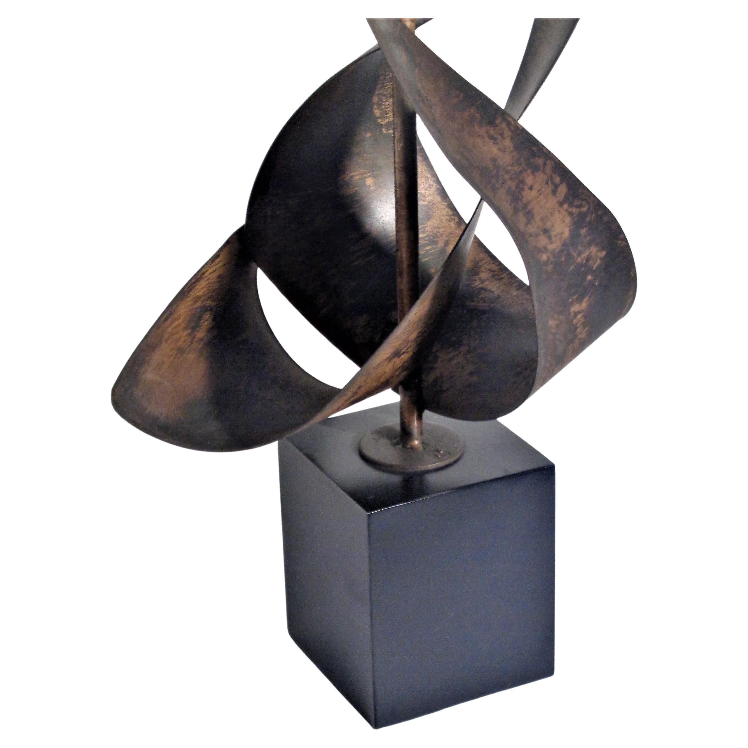  Abstract Ribbon Sculpture Laurel Lamp Harold Weiss / Richard Barr, Circa 1960  3