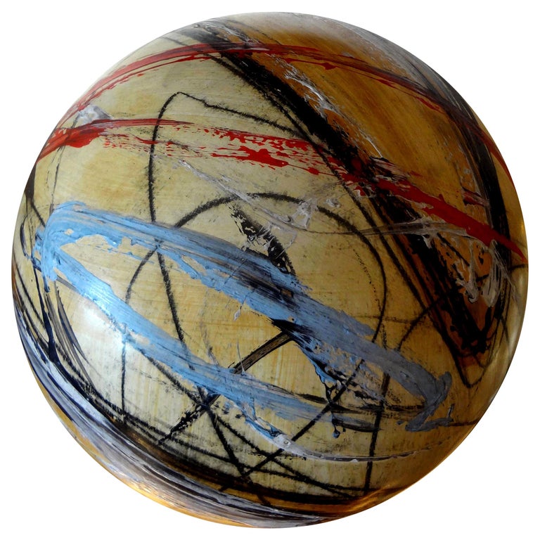 Large Abstract Sphere Sculpture by Yuri Zatarain at 1stDibs