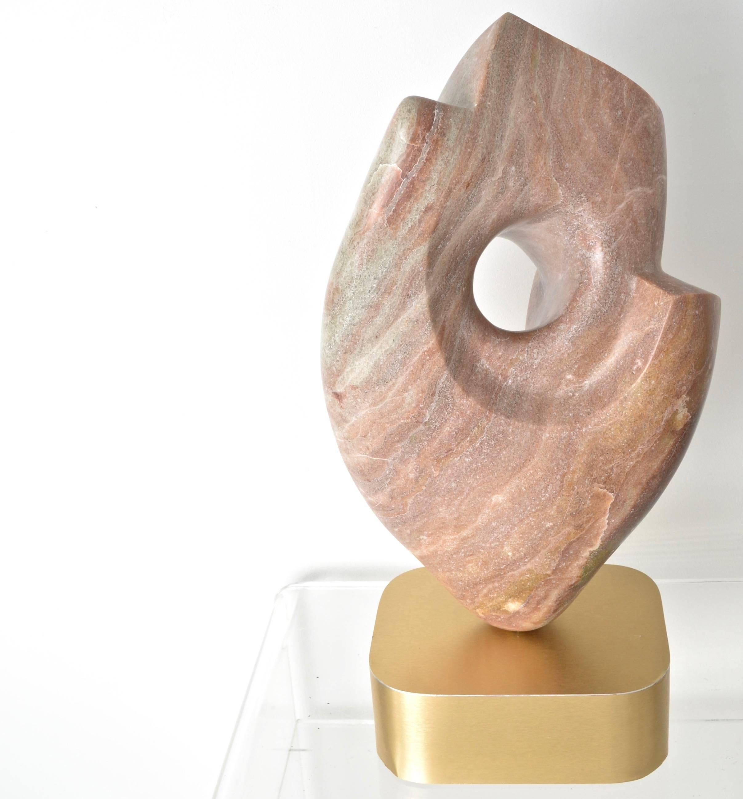 Mid-Century Modern Large Abstract Stone Sculpture, USA, 1970s