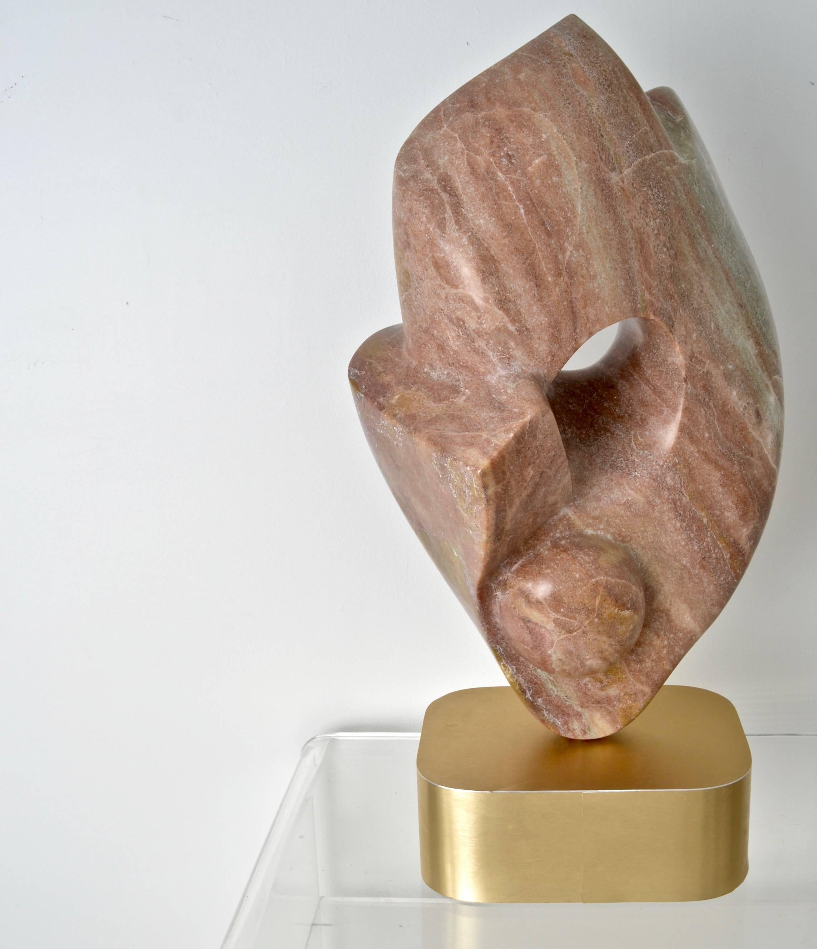 American Large Abstract Stone Sculpture, USA, 1970s