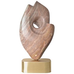 Vintage Large Abstract Stone Sculpture, USA, 1970s