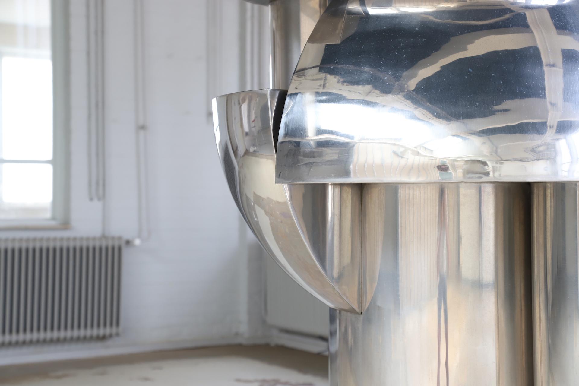 Large abstract ‘Verticali’ sculpture in by Roberto Cordone, Italy 1972 For Sale 2