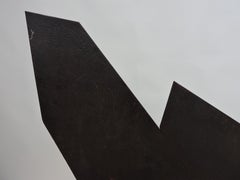 Large Abstract Welded Steel Sculpture "Bird on a Limb" by David Tothero